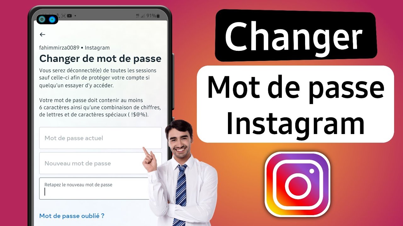 Comment changer de mot de passe instagram facilement et rapidement 1 comment changer de mot de passe instagram