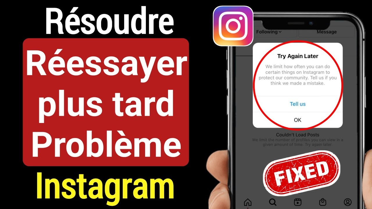 Pourquoi Instagram limite la fréquence de vos actions et comment y remédier 1 pourquoi instagram limite la fréquence de mes actions